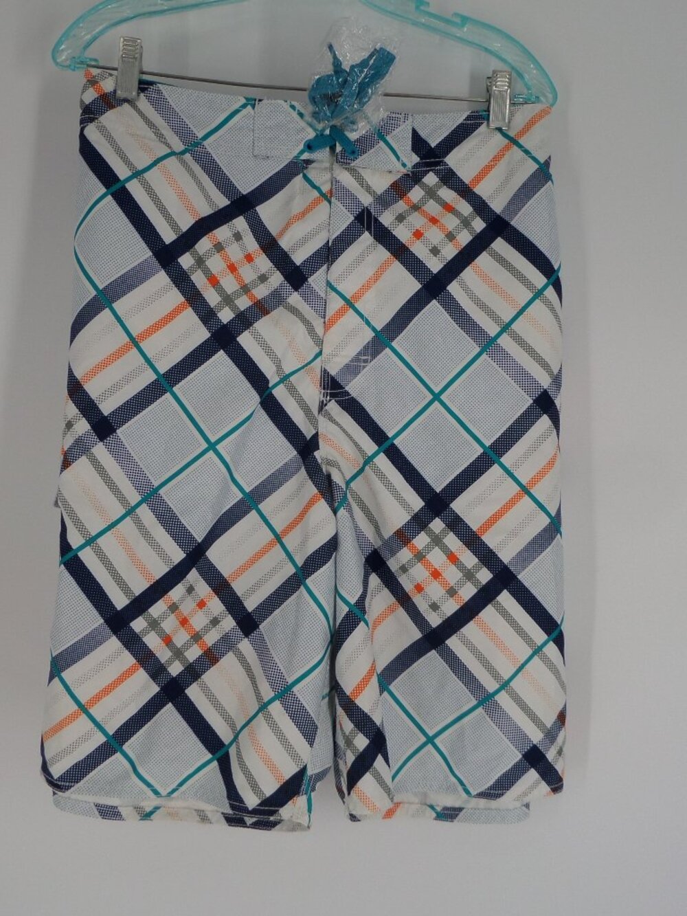 Joe Boxer Men's Swim Shorts Plaid Print in Size 44-46 NWT